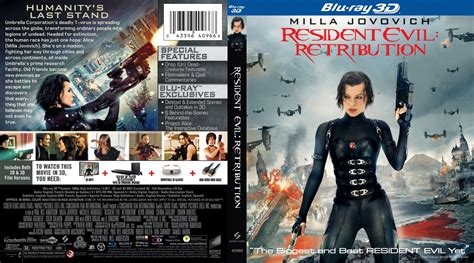 Resident Evil - Retribution 3D - Movie Blu-Ray Scanned Covers - Resident Evil Retribution 3D ...