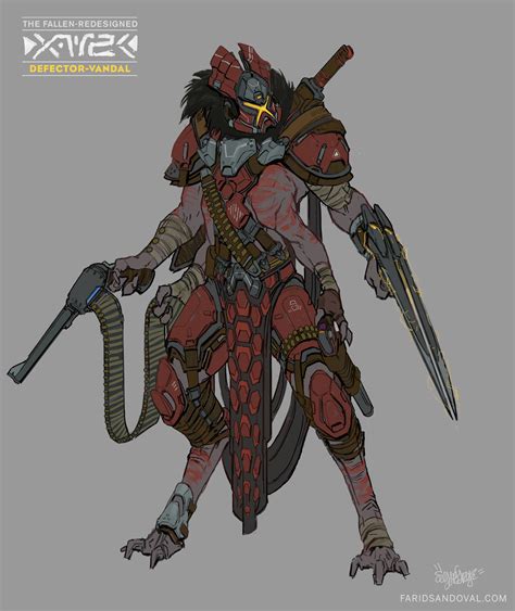 ArtStation - Destiny's The Fallen Redesign