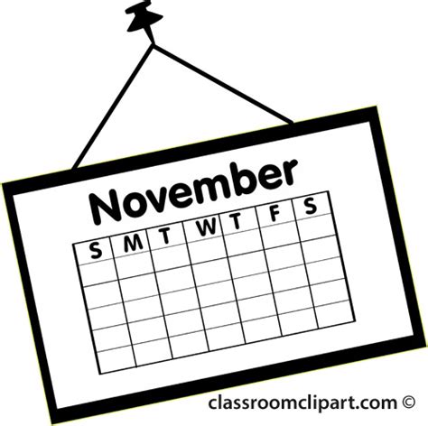 Free November Calendar Cliparts, Download Free November Calendar ...