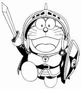 Doraemon The Warrior Coloring Page  Free Printable Pages For Kids sketch template