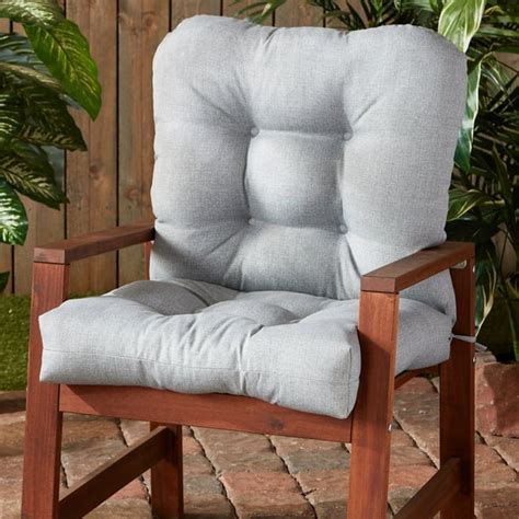 Heather Gray Outdoor Chair Cushion - Walmart.com - Walmart.com