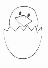 Cracked Egg Coloring Page sketch template