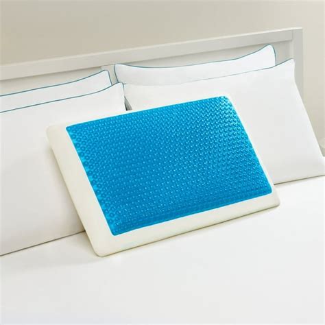 Comfort Revolution Originals Blue Bubble Gel + Memory Foam Cooling Bed ...