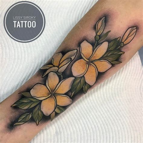 Top 10 Frangipani Tattoos – Littered With Garbage | Frangipani tattoo ...