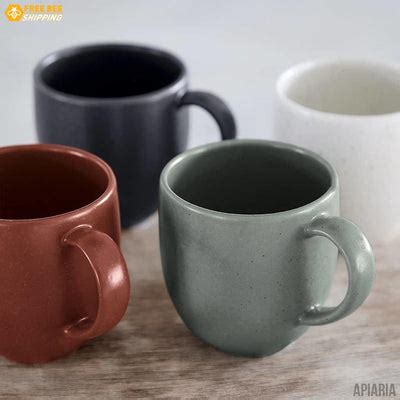 Stoneware Coffee Mugs, Handmade in Portugal, Pacifica Mug - 6 Colors ...