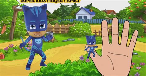 The PJ Masks Heroes in Finger Family | Nursery Rhymes For Kids Songs | İzlesene.com