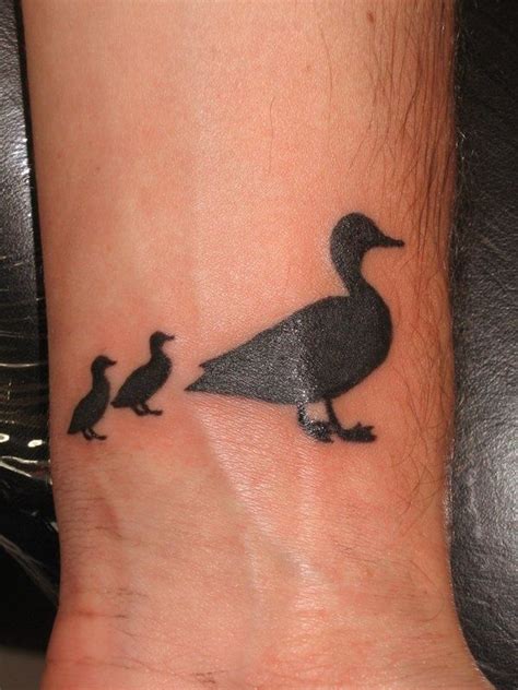 Pin by Aleksandra Suzdaleva on Tattoos | Duck tattoos, Baby tattoos, Tattoos