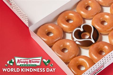 Krispy Kreme offering 12 free doughnuts on Kindness Day