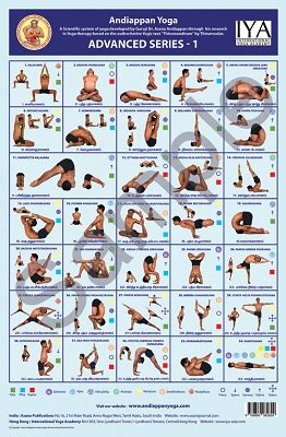 Andiappan Yoga Advanced Yoga Series 1 Wall Chart | Anahata Yoga - Yoga ...