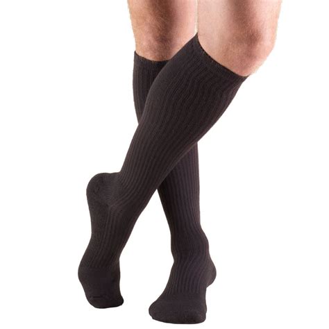 MEN'S KNEE HIGH CASUAL STYLE COMPRESSION SOCKS, 15-20 MMHG, Brown, 193 – Meridian Medical Supply