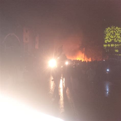 Fire Outbreak At DMGS Area, Onitsha (Photos) - Properties - Nigeria