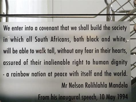 Nelson Mandela / From his inaugural speech, 10 May 1994 | Flickr