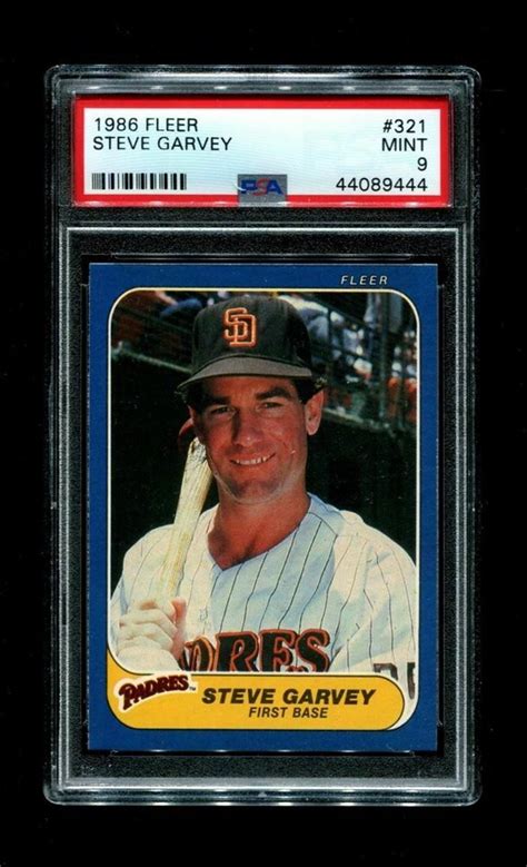 Auction Prices Realized Baseball Cards 1986 Fleer Steve Garvey