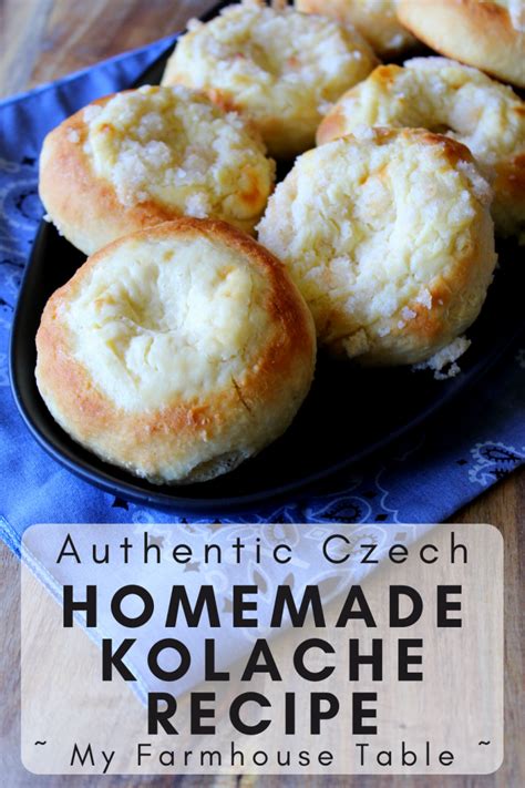 Authentic Czech Homemade Kolache Recipe - My Farmhouse Table