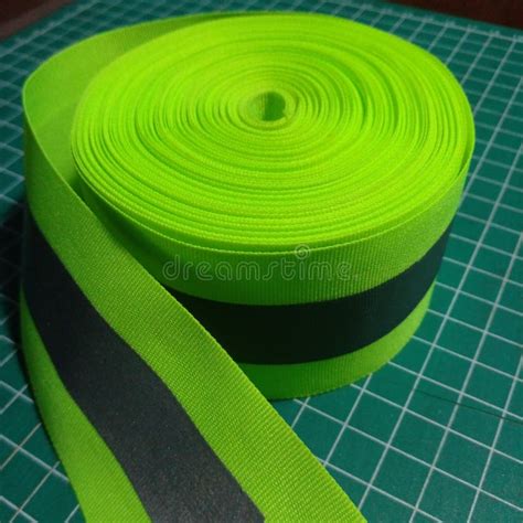 Safety Scotlight Roll Green and Grey Color Stock Image - Image of ...