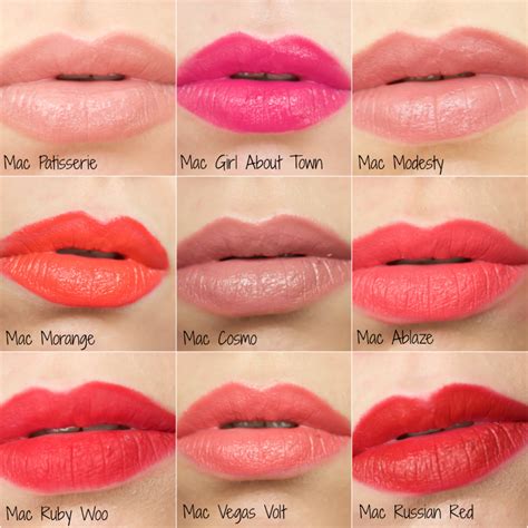 Mac Lipstick Collection and Swatches - Your Beauty | Mac lipstick ...