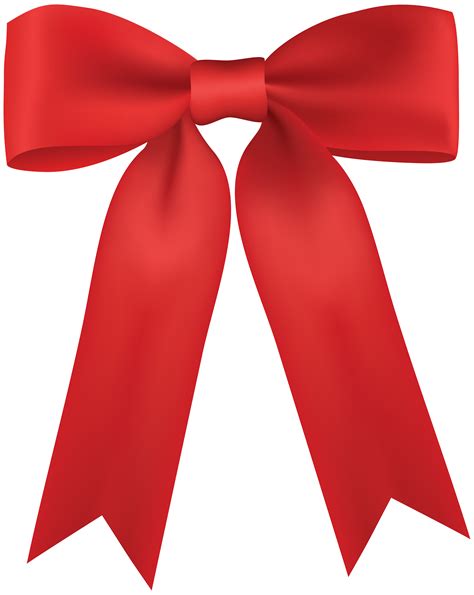 Red Bow Clipart Transparent