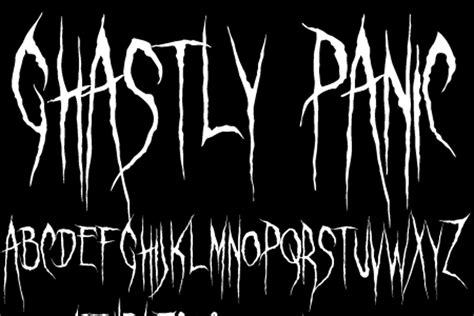 Ghastly Panic Font | Sinister Fonts | FontSpace