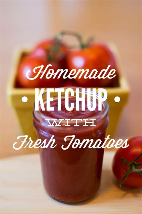 Homemade Tomato Ketchup