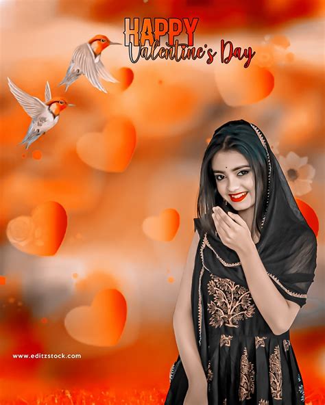 Photoshop valentine day editing background