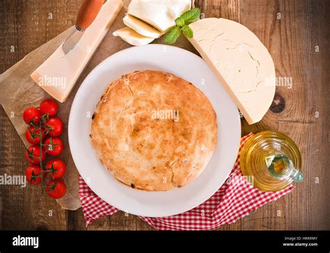 Cheese focaccia bread Stock Photo - Alamy