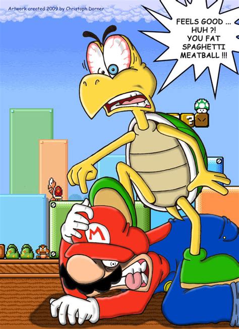 Koopa Troopa strikes back by FoxyChris on DeviantArt