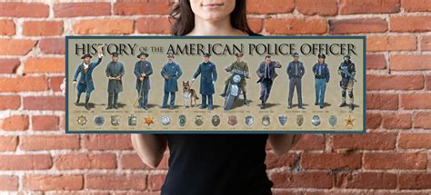 History of the American Police Officer Print Poster Law - Etsy