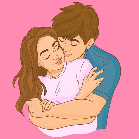 Couple Hug Vector Art, Icons, and Graphics for Free Download