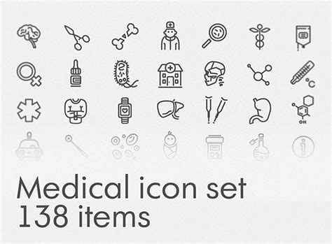 Medical stroke icon set on Behance