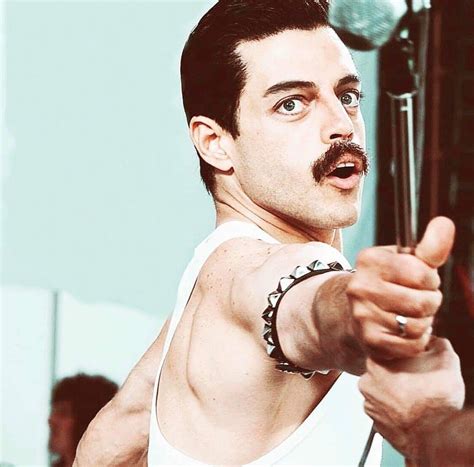 Rami Malek as Freddie Mercury. | Rami malek, Bohemian rhapsody, Queen movie