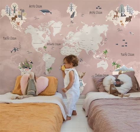 Pin en Kids room wallpaper