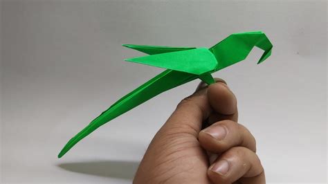 Origami Parrot - Easy Origami - Paper Work - Bird Origami - YouTube