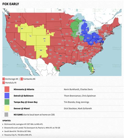 PACKERVILLE, U.S.A.: Week 13 NFL TV Maps