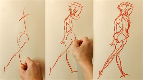 Beginner Gesture Drawing 2 - Exercises for Building the Skills | Love life drawing