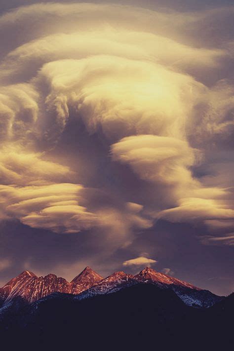 Lenticular Clouds | Clouds | Pinterest | Lenticular clouds, Cloud and Scenery