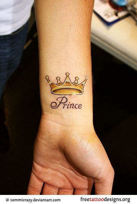 prince name tattoo in hand - frogandtoadarefriendsillustrations