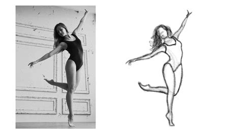 How to Sketch People in Dynamic Poses (Gesture drawing human figures) - YouTube