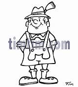 Lederhosen Coloring Pages sketch template