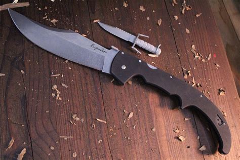 Cold Steel Espada XL 7.5" Folding Knife / Black G10 / Stonewashed Aus 10A ( Pre Owned )