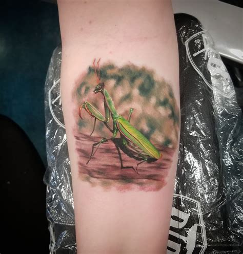 10 awe-inspiring praying mantis realistic tattoo ideas