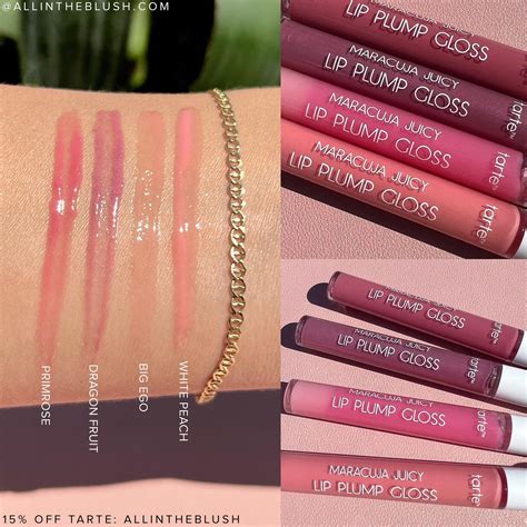 Tarte Maracuja Juicy Lip Plump Gloss Review & Swatches + Save 15% off ...