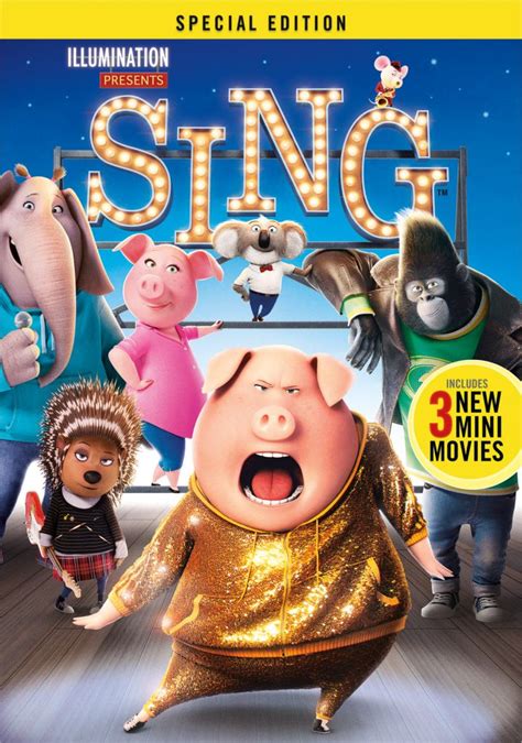 MOVIE BUZZ: SING SPECIAL EDITION HITS DIGITAL HD 3/3 & BLU-RAY 3/21 #SINGMOVIE #SINGSQUAD ...