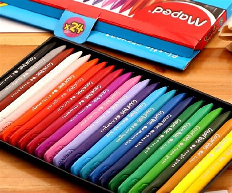 colored pencil Non toxic wax Crayon edible kids drawing Supplies eraseable Crayon art supplies ...
