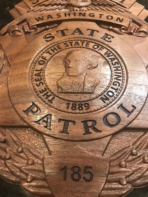 Washington State Patrol Badge | Etsy