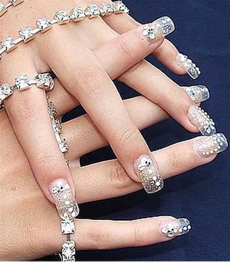 Wedding Nails, Bridal Nail Art Ideas - Bridal Nail Designs For Women