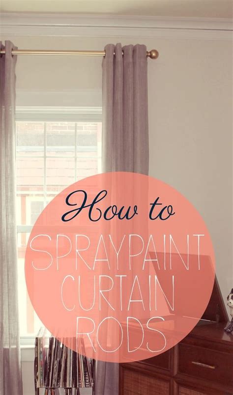 34 Spray Paint Crafts and Projects for the Home | Diy curtain rods, Painted curtains, Diy spray ...