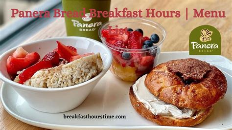 Panera Bread Breakfast Hours | Menu List - Breakfast Hours Time