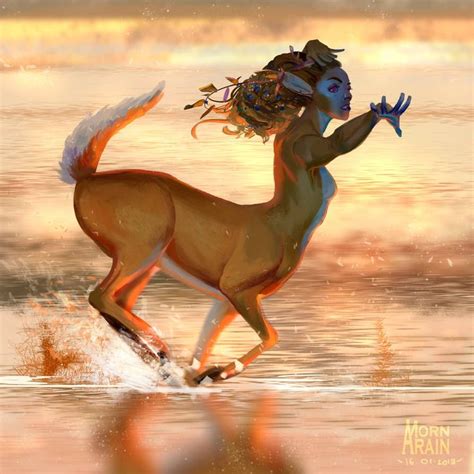 Deer centaur by https://www.deviantart.com/arainmorn on @DeviantArt ...