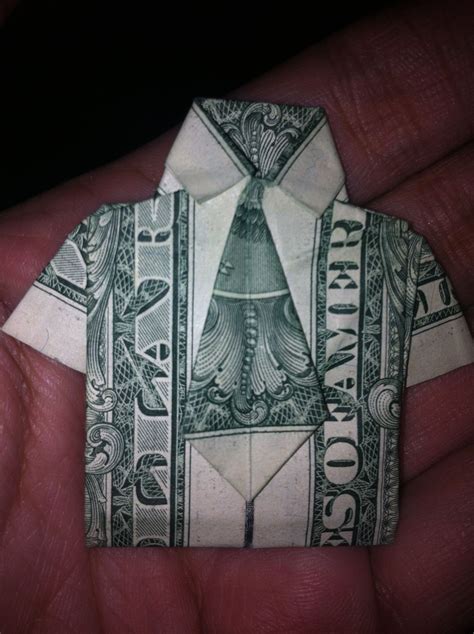 Origami Money T-Shirt with Tie- I love to give these for graduation or birthday presents with ...