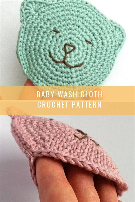 Baby Wash Cloth Crochet Pattern | Crochet washcloth pattern, Crochet baby patterns, Crochet baby